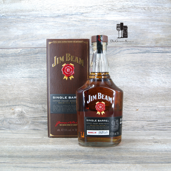 Jim Beam Single Barrel 95 Proof Straight Bourbon Whiskey, 0,7l, 47,5%