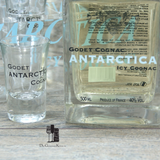 Godet Antarctica Icy Cognac Geschenkset,Gläser und Kühler,0,5 L;40 %