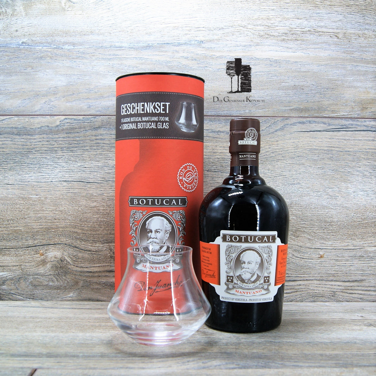 Ron Botucal Mantuano Rum Geschenkedition mit 1x Glas, 0,7l, 40% – Der  Geniesser Konsum