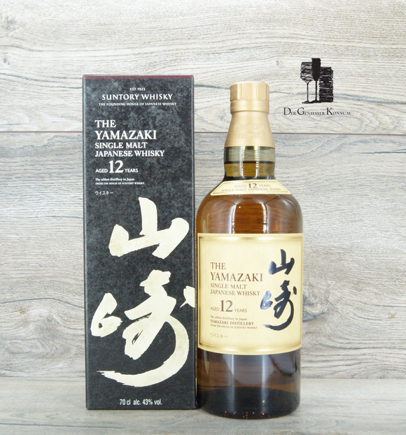 YAMAZAKI 12 Jahre Single Malt Japanese Whisky, 0,7l, 43%