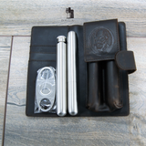 Botucal Leder Zigarrenetui aus Leder mit Cutter und 2 Tuben