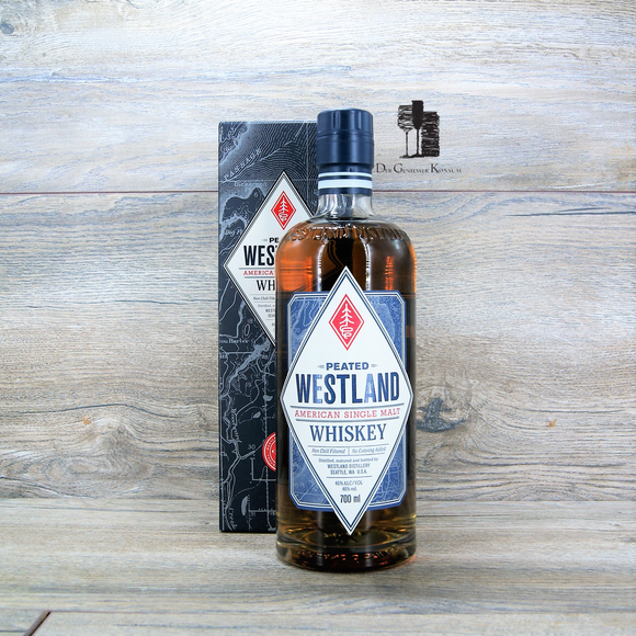 Westland Peated American Single Malt Whiskey, 0,7l, 46%