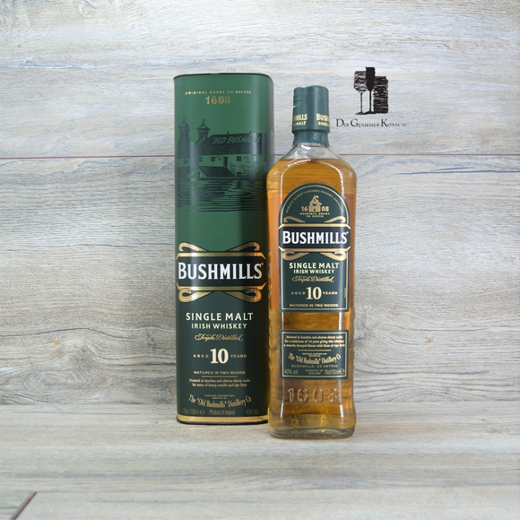 Bushmills 10 y.o., Single Malt Irish Whiskey, 0,7l, 40%