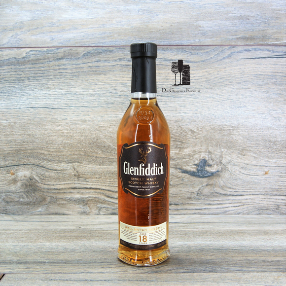 Glenfiddich 18 y.o., Single Malt Scotch Whisky, 40%, 0,2l