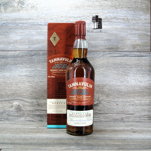 Tamnavulin Sherry Cask, Speyside Single Malt Scotch Whisky, 0,7l, 40%