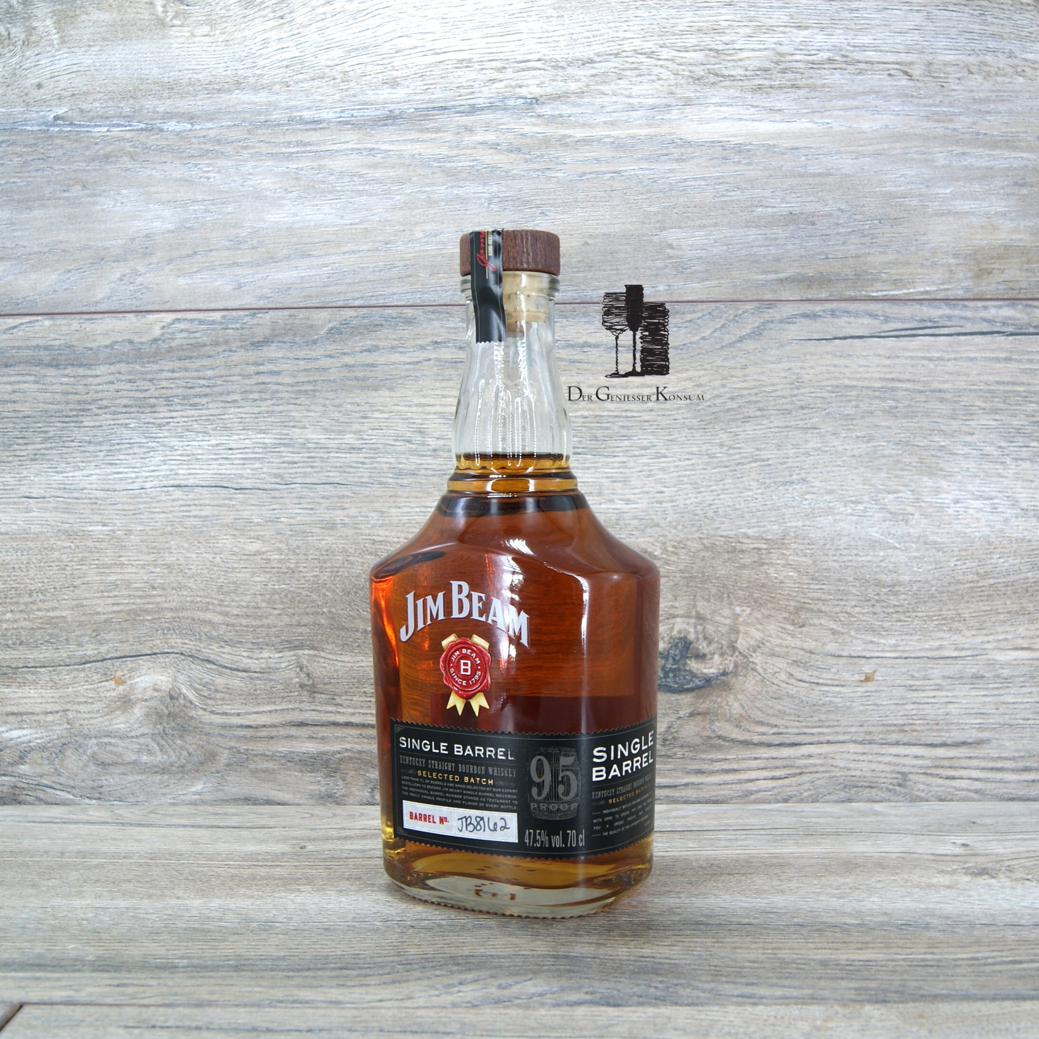 Jim Beam Single Barrel 95 Proof Straight Bourbon Whiskey, 0