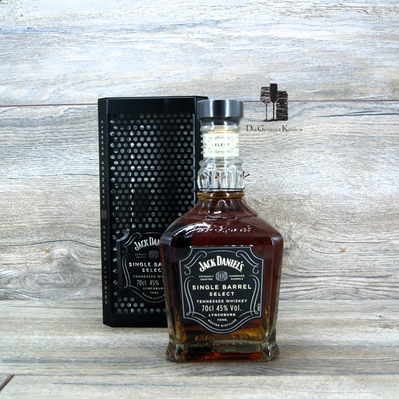 Jack Daniels Set Single Barrel & 1x Metallbox, Tennessee Whiskey,0,7l, 45%