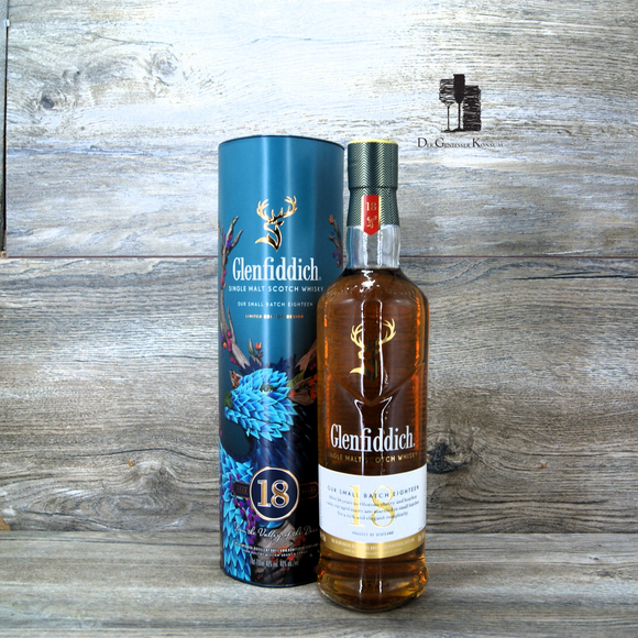 Glenfiddich 18 y.o. Limited Edition Design, Single Malt Scotch Whisky, 0,7l, 40%