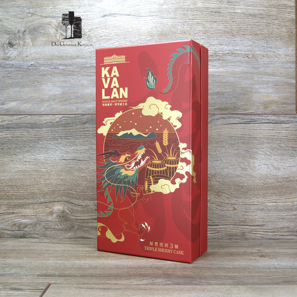 Kavalan Solist 2024 Dragon Exclusive Edition Sherry Cask, 0,05l & 0,7l, 40-54%