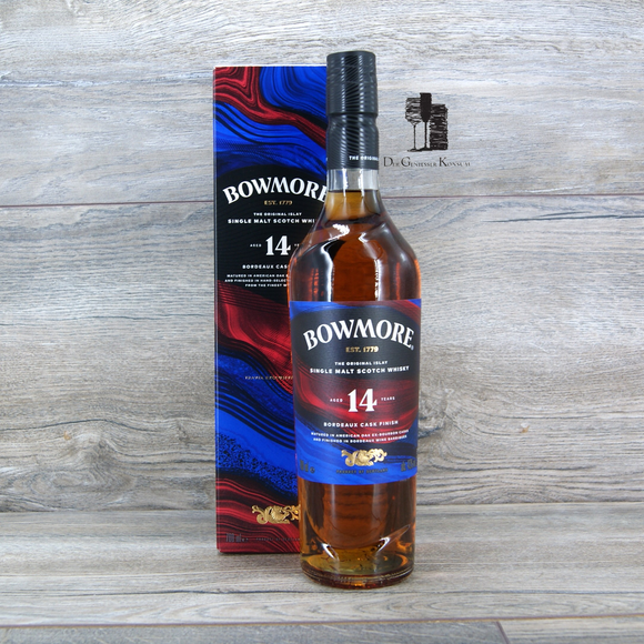 Bowmore 14 y.o. Bordeaux Casks, Islay Single Malt Scotch Whisky, 0,7l, 43%