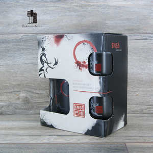 Enso Whisky Geschenkset,2x Sake Bechern, Japanese Whisky, 0,7l, 40%