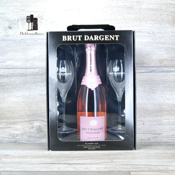 Brut Dargent Rose Pinot Noir Geschenkset, 0,75l, 11,5%