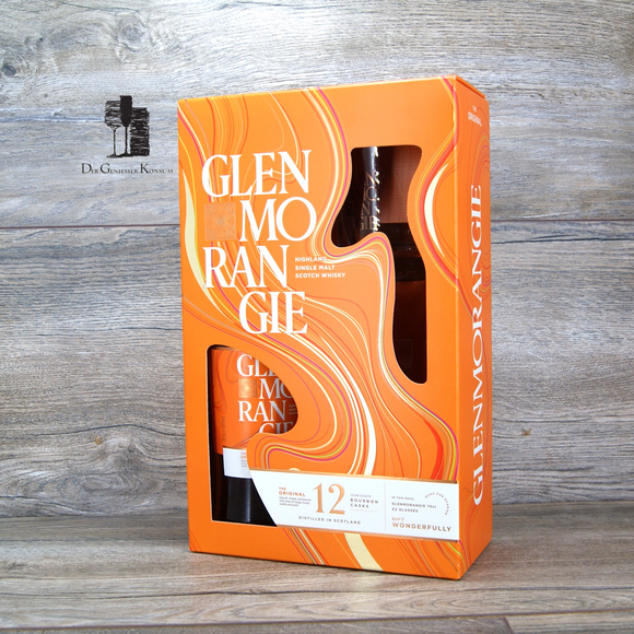 Glenmorangie 12y.o. Geschenk Set, Single Malt Scotch Whisky, 0,7l, 40%