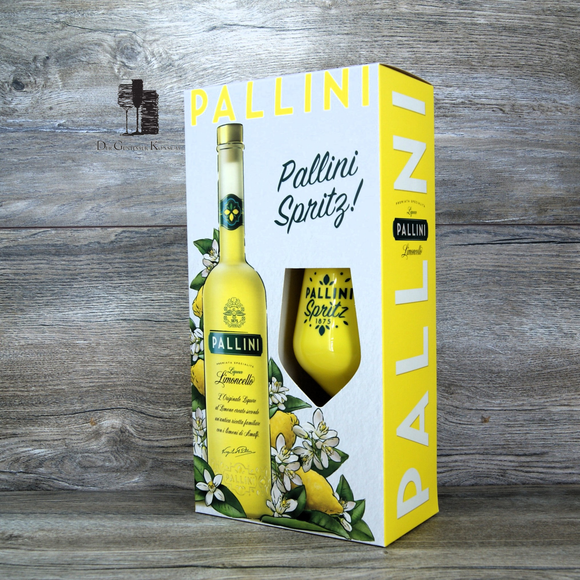 Pallini Limoncello Geschenkset, 0,5l, 26%