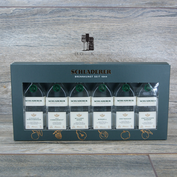 Schladerer Klassiker Tasting Set, Obstler, 0,18l, 38-42%