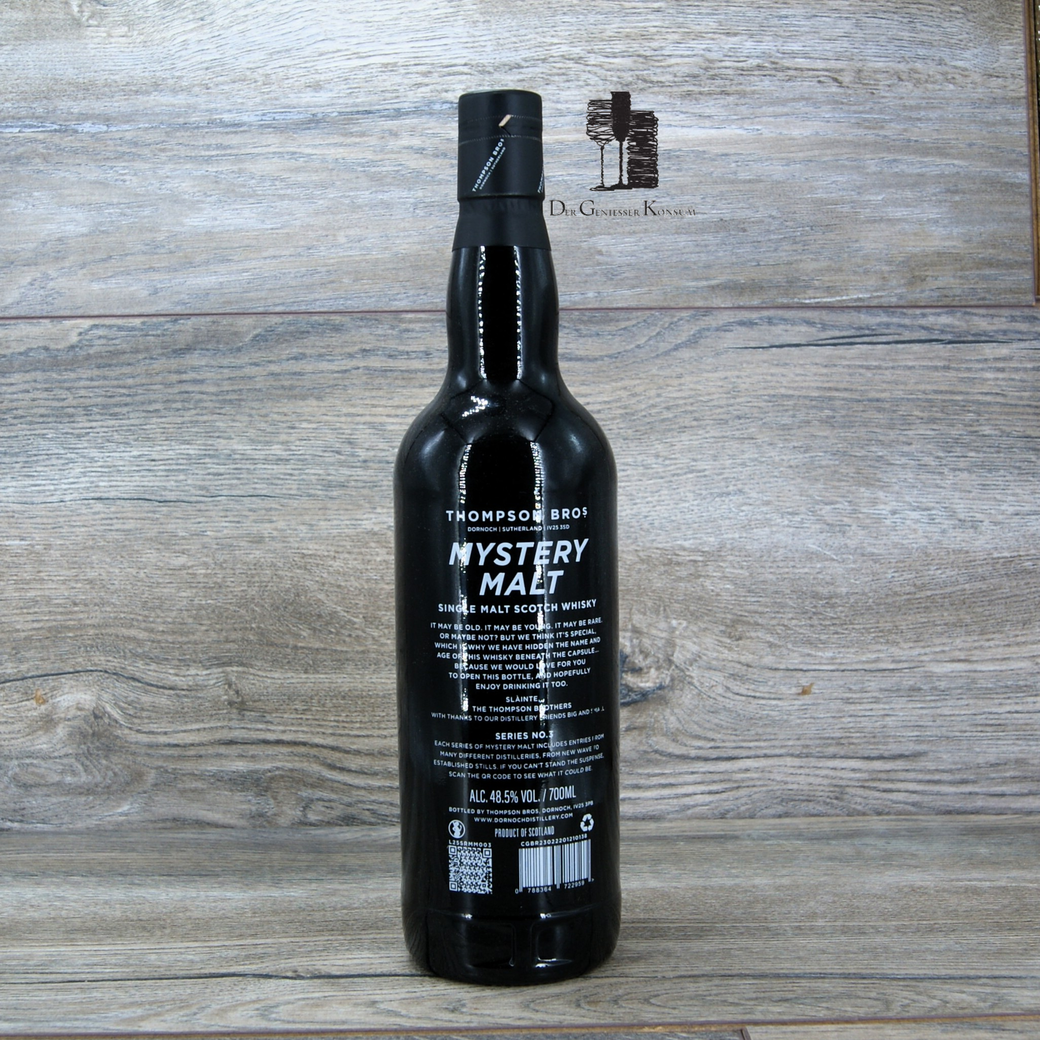 Mystery Malt Series #3, Thompson Bros.,Single Malt Scotch Whisky