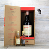 Glenfarclas 15 Jahre Tasting Pack mit 2x Miniaturen (105 & 25years),0,8l, 43-60%