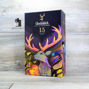 Glenfiddich 15 y.o. Edition mit Flachmann, Single Malt Scotch Whisky, 0,7l, 40%