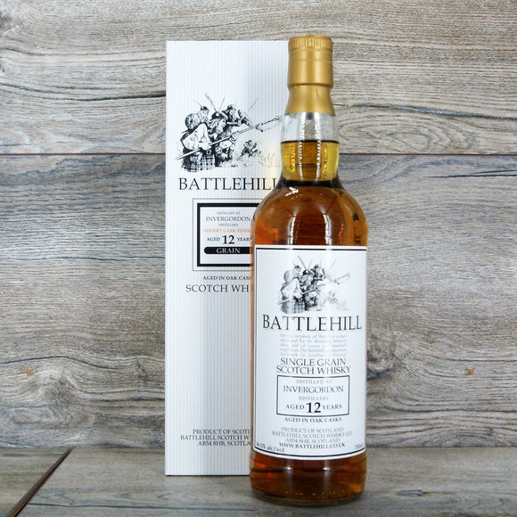 Invergordon 12 Jahre Battlehill,Single Grain Scotch Whisky, 0,7l, 46%