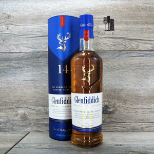 Glenfiddich 14 y.o. Bourbon Barrel Reserve Single Malt Scotch Whisky, 0,7l, 43%