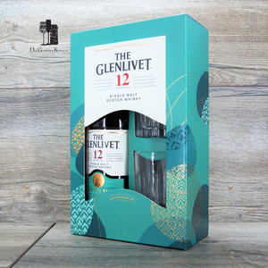 The Glenlivet 12 Jahre Double Oak & 2x Gläsern, Single Malt Scotch Whisky, 0,7l, 40%