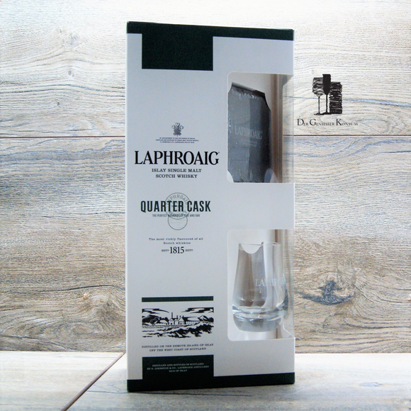 Laphroaig Quarter Cask Geschenk Edition, Islay Single Malt Whisky, 0,7l, 48%