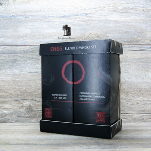 Enso Whisky Edition,2x Gläsern & 2x Glas Trinkhalmen Japanese Whisky, 0,7l, 40%