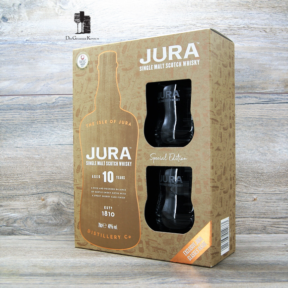 Isle of Jura 10 Jahre Geschenk Edition Single Malt Scotch Whisky, 0,7l, 40%