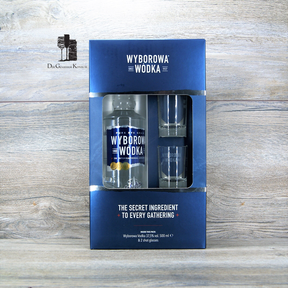 WYBOROWA WODKA , Geschenk Edition, 0,5l, 37,5%